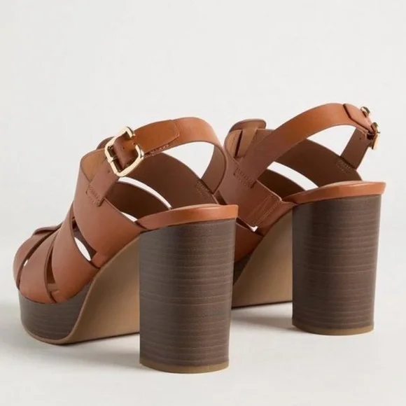 TORRID FISHERMAN BLOCK HEEL SIZE 8 - Picture 3 of 7